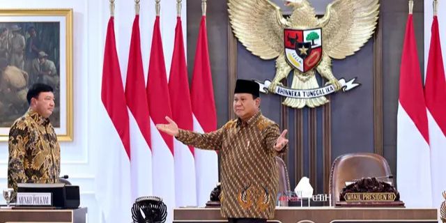 VIDEO: Keras Prabowo Depan Menteri 