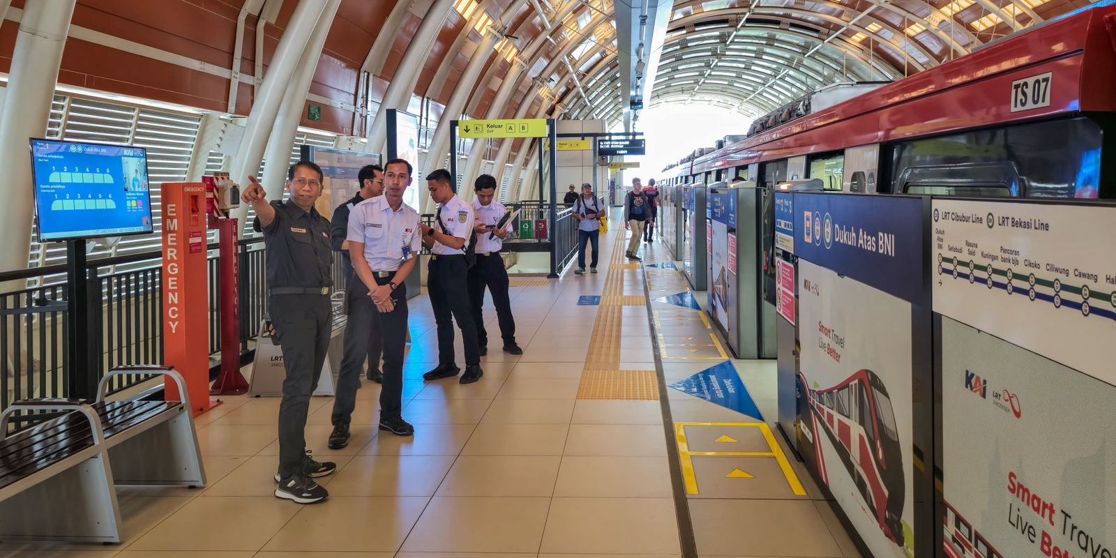 Canggihnya Stasiun LRT Dukuh Atas BNI, Ada Teknologi Crowd Detection System