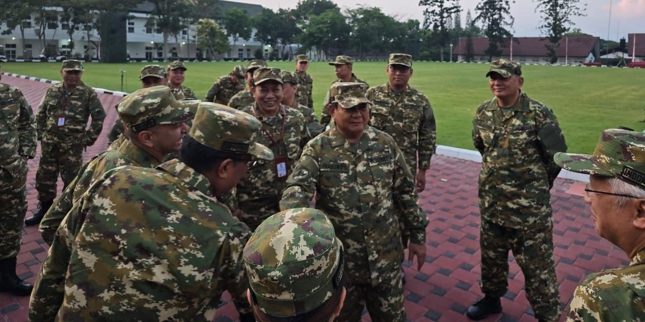 Prabowo soal Komcad di Lembah Tidar: Kita Harus Bergerak Seirama dengan Tujuan yang Sama