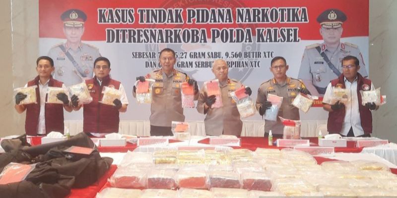 DPR Minta Polisi Perketat Perbatasan Usai Sita 70 Kg Narkoba di Kalsel