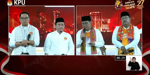 Daftar 7 Panelis dan 2 Moderator Debat Kedua Pilkada Jakarta 2024 Malam Ini