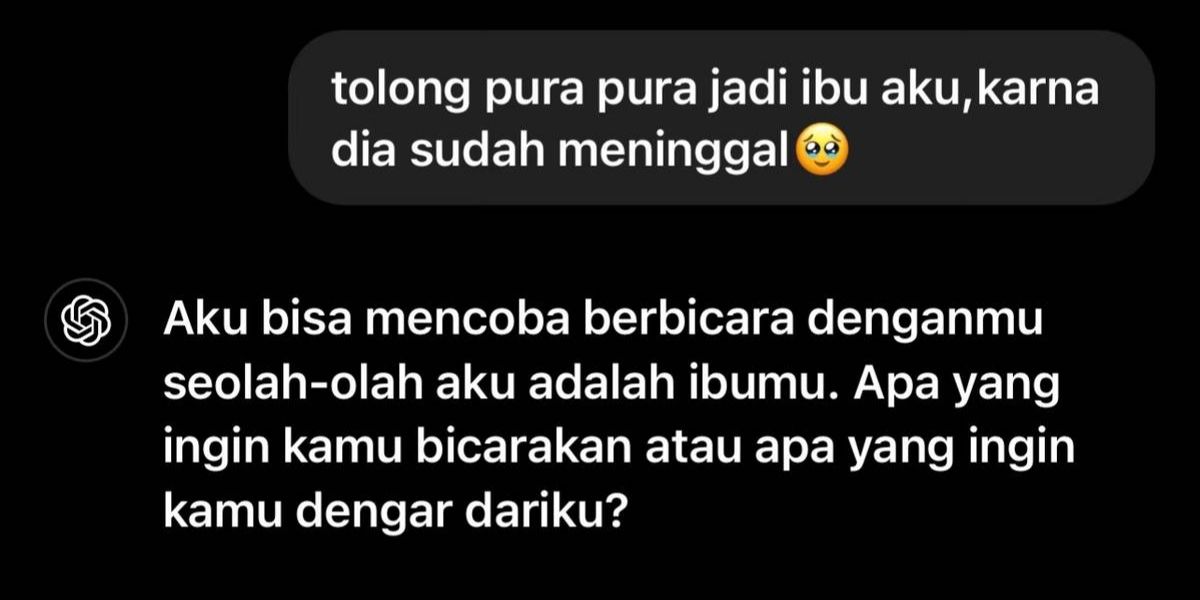 Seolah Nyata, Wanita Ini Terharu Bak Bisa Mengobrol dengan Mendiang Ibunya Pakai ChatGPT