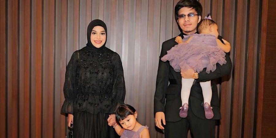 Potret Cantik Aurel Hermansyah di Resepsi Pernikahan Yislam Kakak Fadil Jaidi, Stunning dengan Outfit Serba Hitam