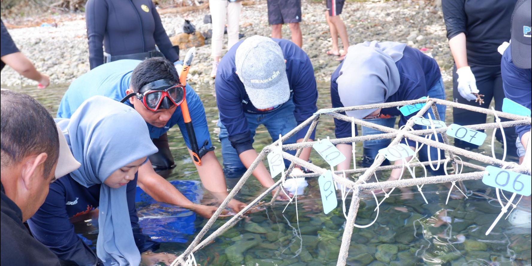 Peringati Sumpah Pemuda, PNM Gandeng Pemuda dalam Konservasi Terumbu Karang di Ambon