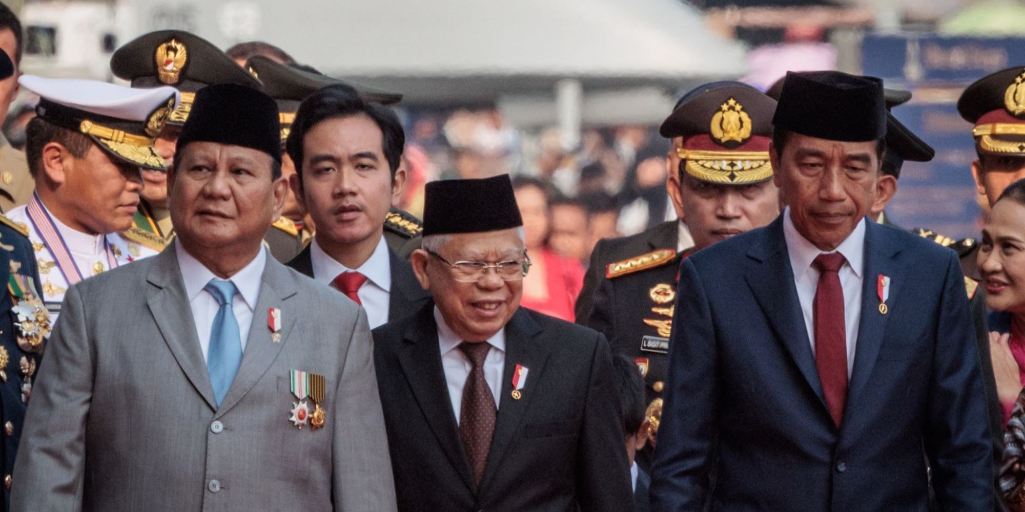 Langkah Prabowo Langsung Diikuti Jokowi & Wapres Ma'ruf, Kapolri-Panglima TNI Sigap Berdiri