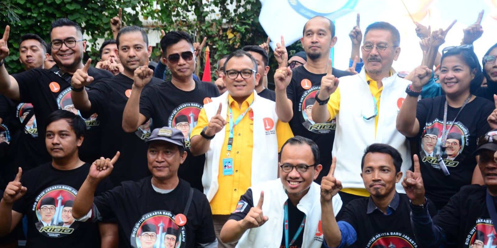 Resmikan Posko Pertama Relawan, Golkar Harap Jadi Ujung Tombak Pemenangan RIDO