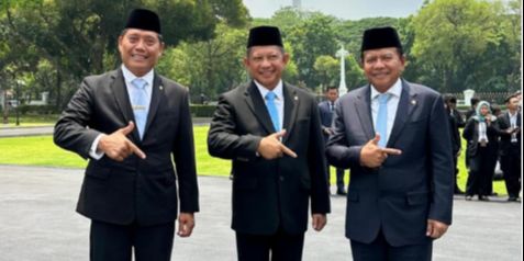 Pose Kompak Jenderal TNI Polri Sama-Sama Angkatan 87 Kini jadi Anak Buah Prabowo, Dua Sosok Peraih Adhi Makayasa