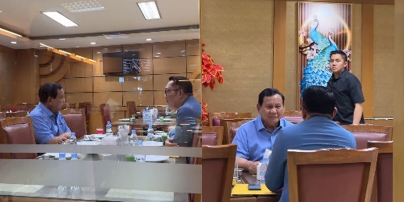 Prabowo Ajak Ridwan Kamil Makan Malam Nasi Padang, Kehadiran Mayor Teddy jadi Tanda Tanya