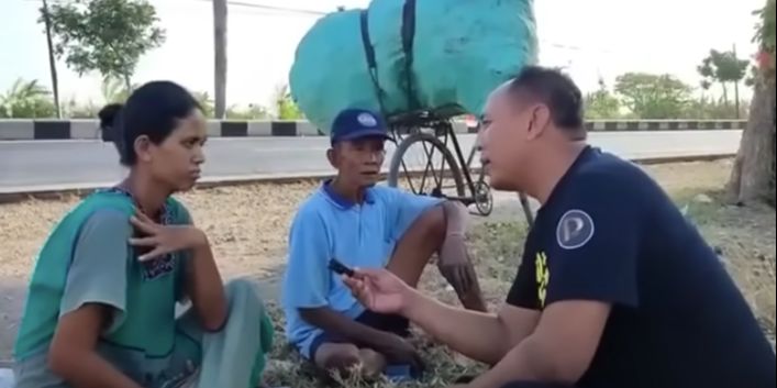 Ipda Purnomo Salut Lihat Tukang Rongsok Berbagi Rezeki Sama Orang Lain, Padahal Hidupnya Pas-pasan