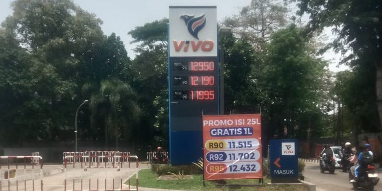 Ikut Langkah Pertamina, SPBU Vivo Naikkan Harga BBM Mulai Hari Ini