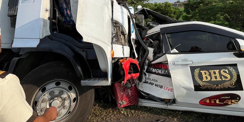 Sopir Truk Tabrak Mobil Kru Tvone di Pemalang Jadi Tersangka