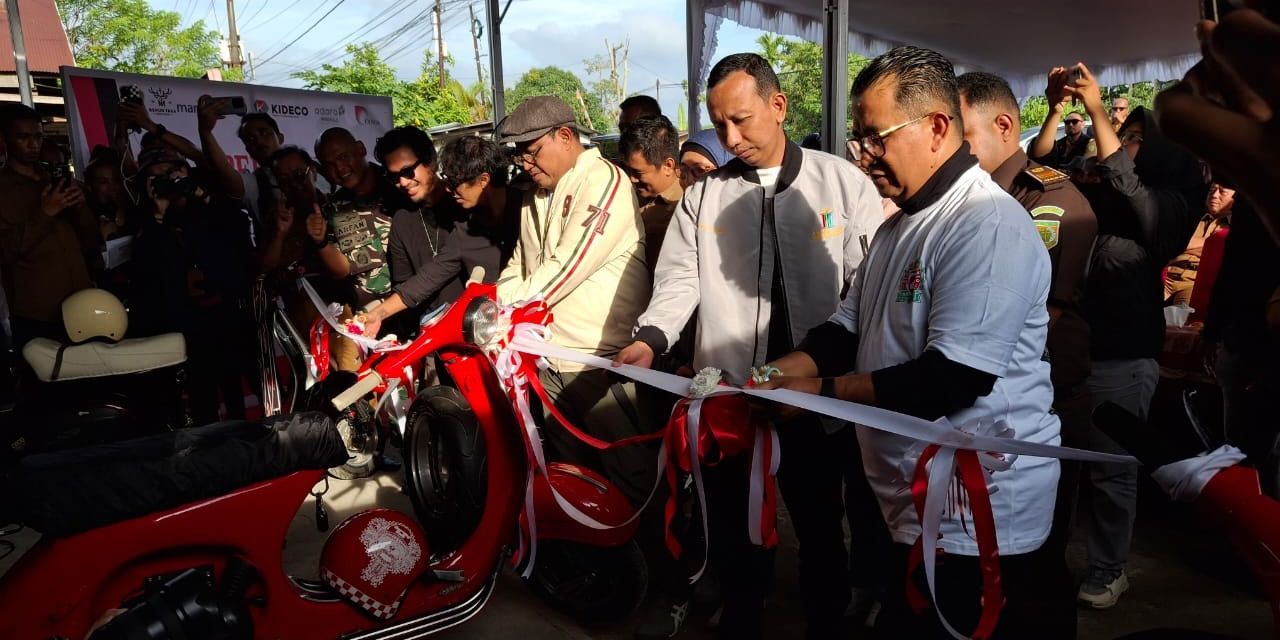 Bangun Ekosistem Motor Listrik, Pj Bupati PPU dan Pj Gubernur Kaltim Resmikan Bengkel Konversi Motor Listrik