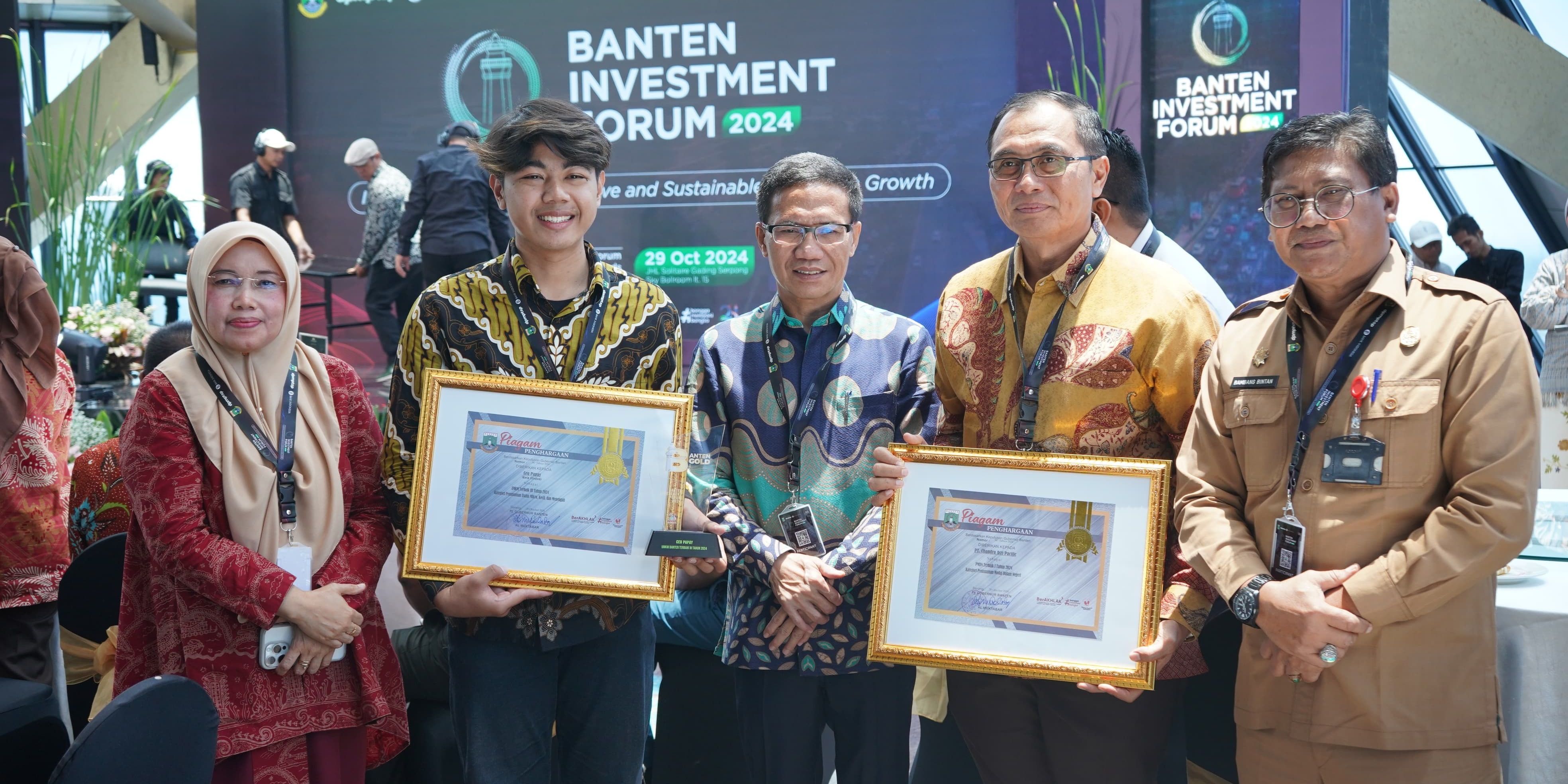 DPMPTSP Kota Cilegon Raih Penghargaan Investasi Tertinggi di Banten untuk Ketiga Kalinya