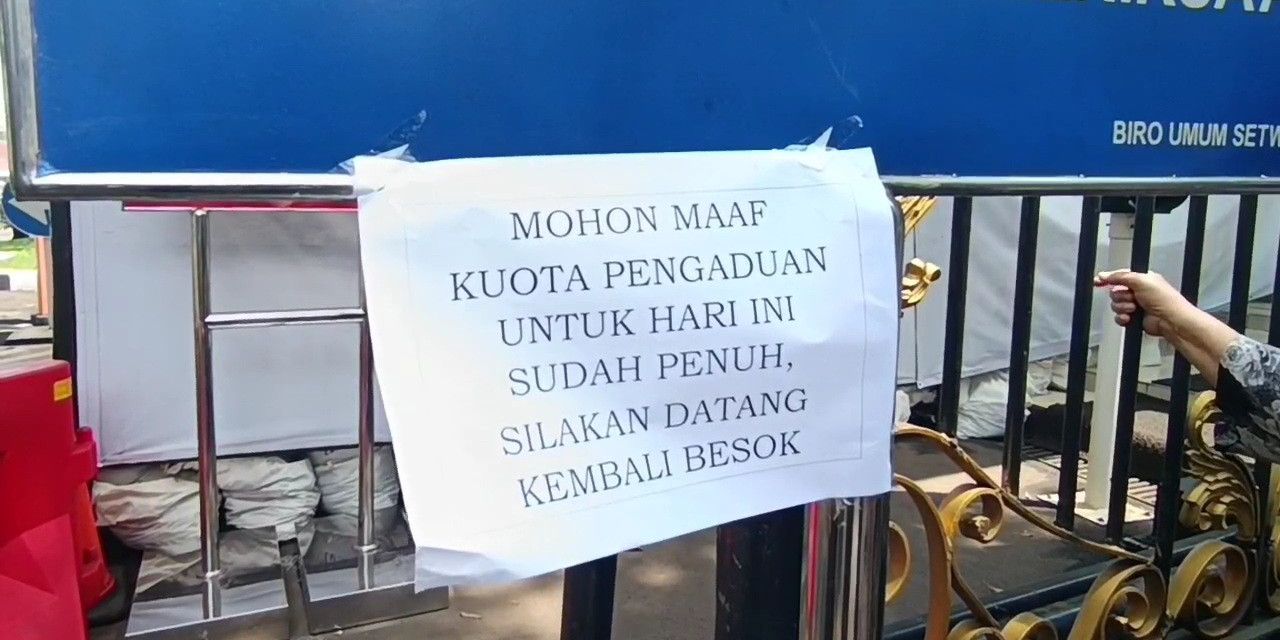 Hari Ketiga Layanan Lapor Mas Wapres Mencapai Batas Maksimal, Hanya Terima Sampai Jam 11.00 WIB