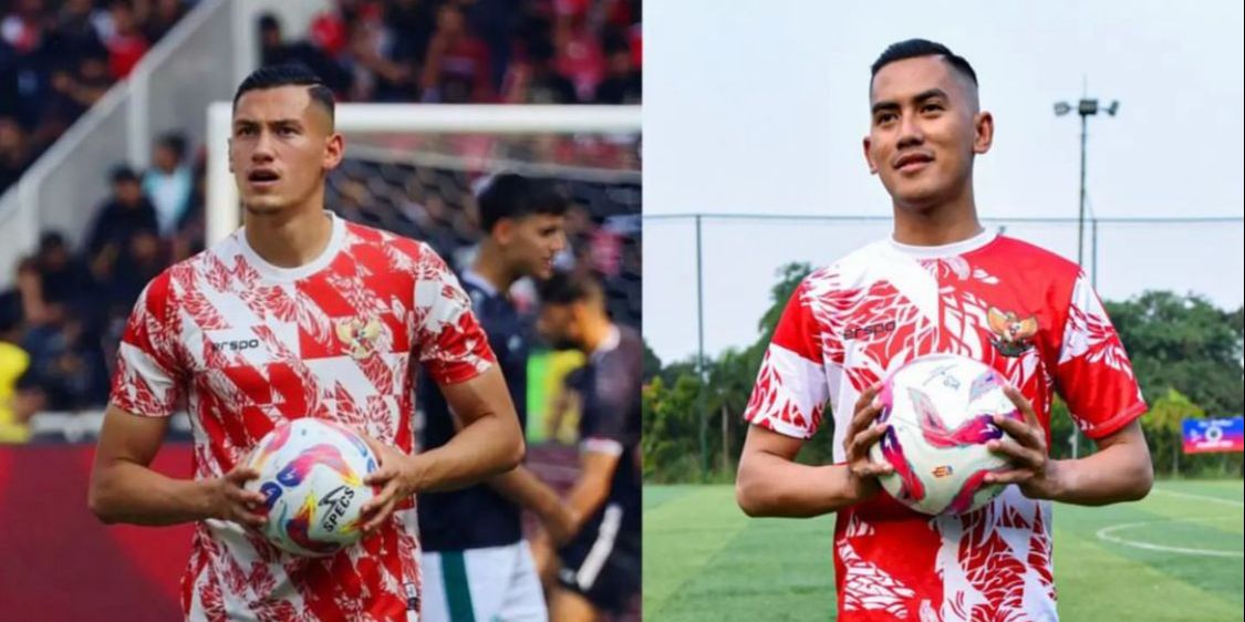 Dibilang Kembar Bak Pinang Dibelah Dua, 7 Potret Hanafi Citayam Jumpa Jay Idzes Bek Andalan Timnas Indonesia