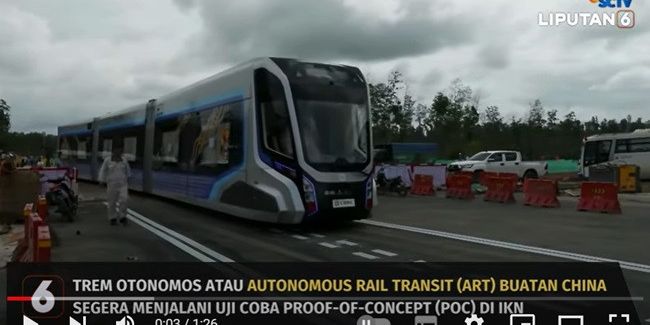 Kereta Tanpa Rel di Ibu Kota Nusantara Dikembalikan ke China, Kemenhub Akhirnya Beri Penjelasan