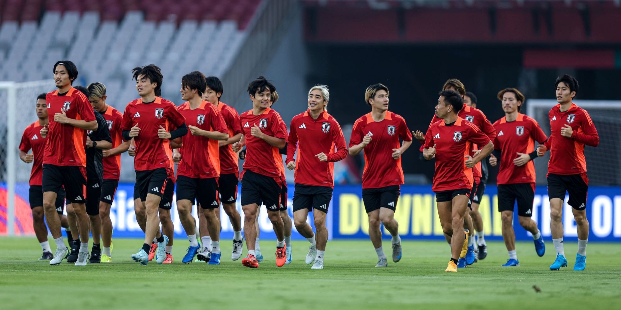 FOTO: Mengintip Timnas Jepang Jajal Rumput Stadion Gelora Bung Karno Jelang Hadapi Timnas Indonesia