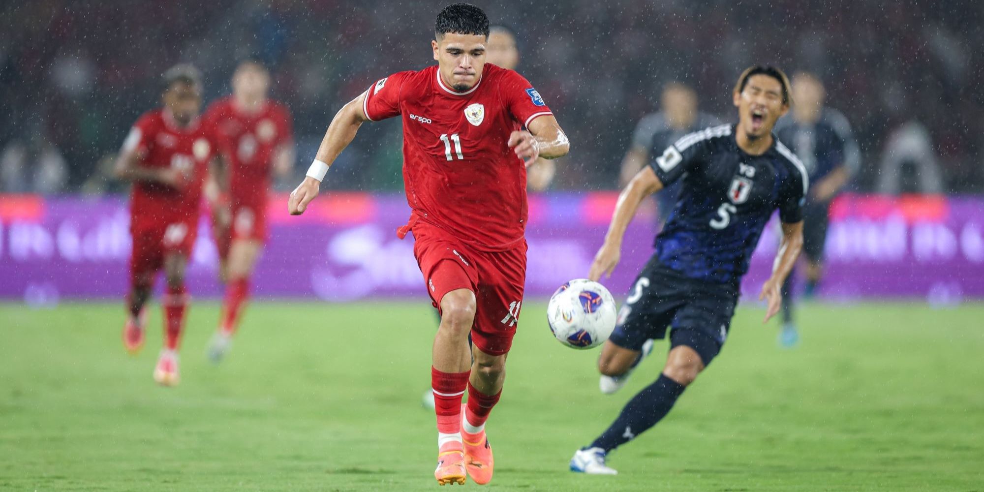 FOTO: Timnas Indonesia Menyerah 0-4 di Tangan Jepang