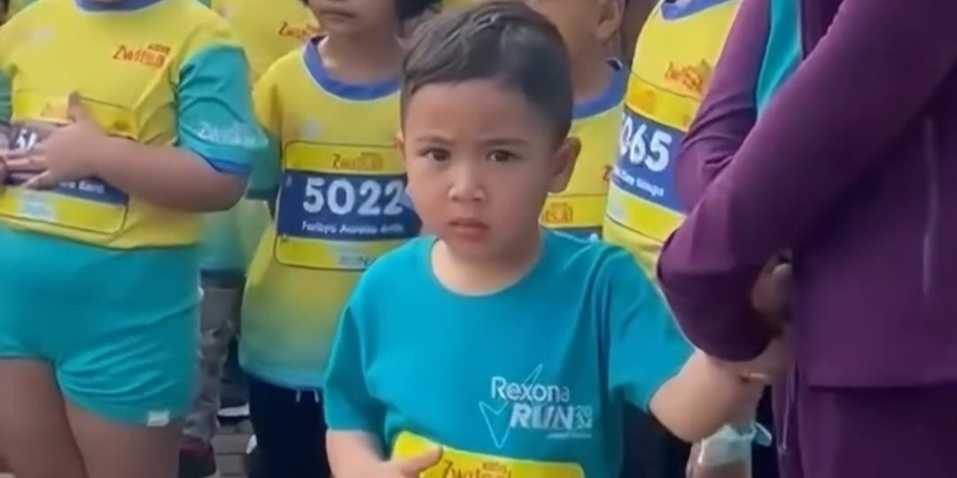 Potret Rayyanza Penuh Semangat Ikut Marathon Lagi Setelah di Berlin, Dijuluki Balita Paling Produktif