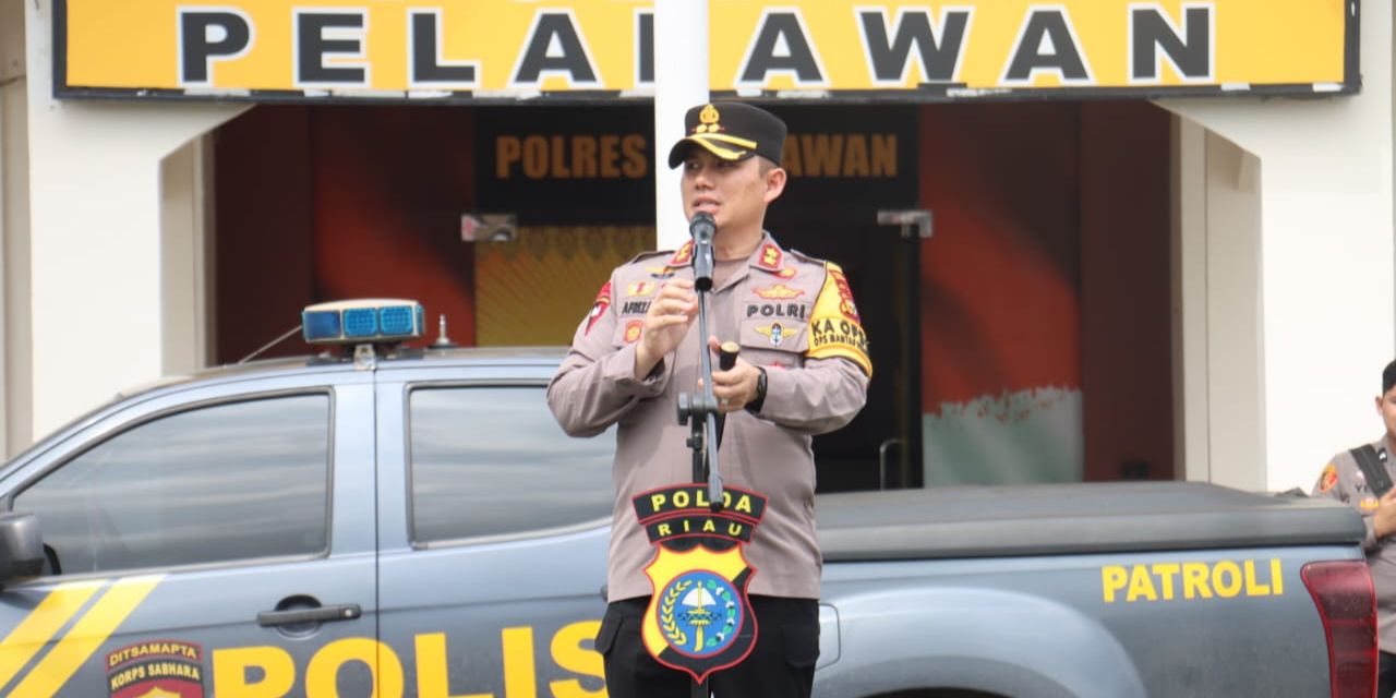 Tekankan Netralitas Personel di Pilkada, Kapolres Pelalawan: Jangan Lalai!