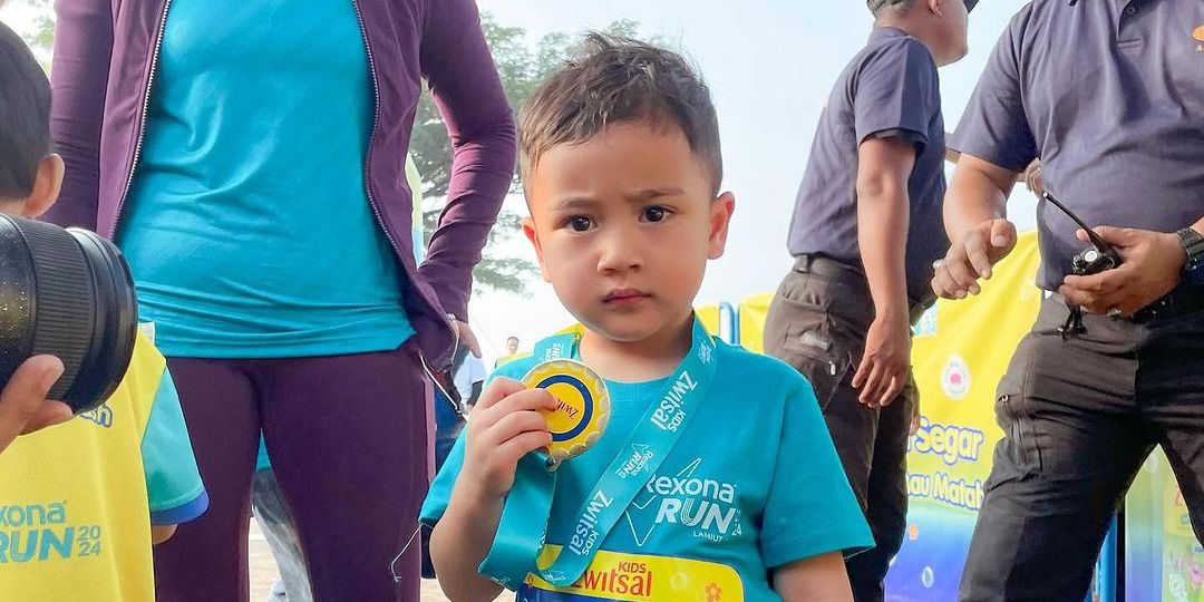 Momen Rayyanza 'Cipung' Rajin Ikut Maraton, Menggemaskan Sampai Dijuluki Balita Paling Produktif