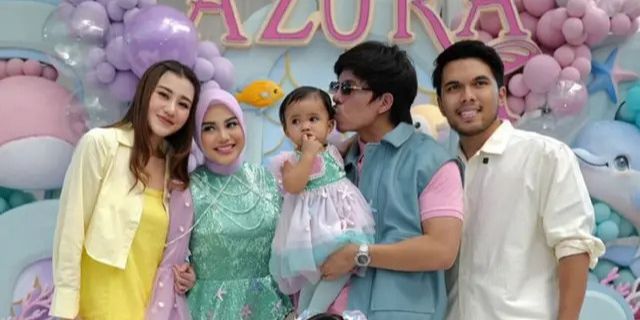 Potret Pasangan Artis Hadir di Pesta Ulang Tahun Kedua Azura, Anak Atta Halilintar dan Aurel Hermansyah