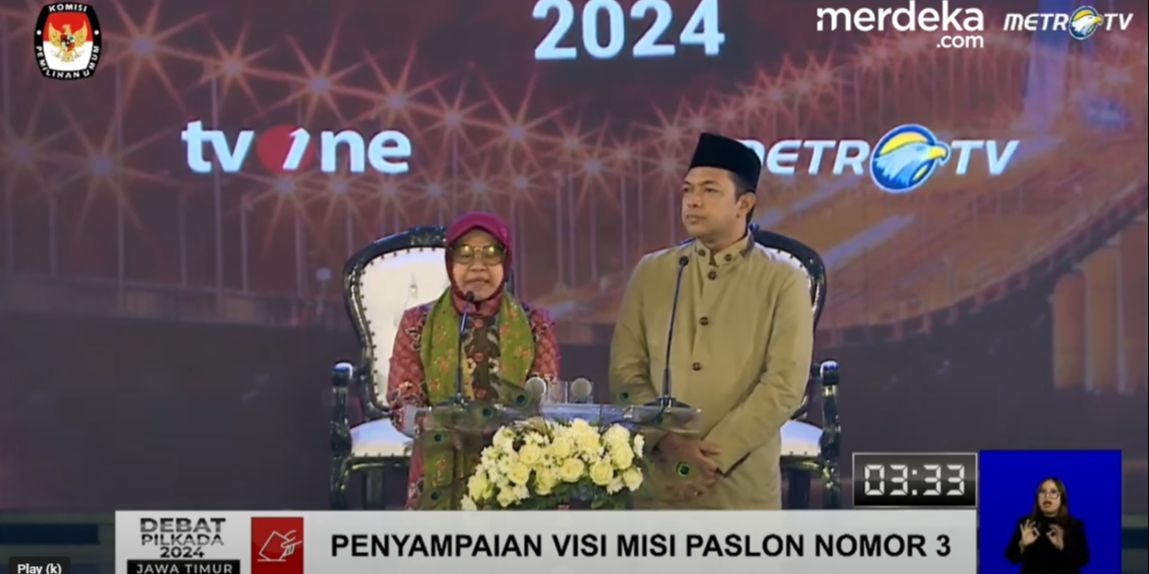 VIDEO: Risma Obral Janji di Debat Pamungkas Janji Tak Buat Petani Jatim Menangis