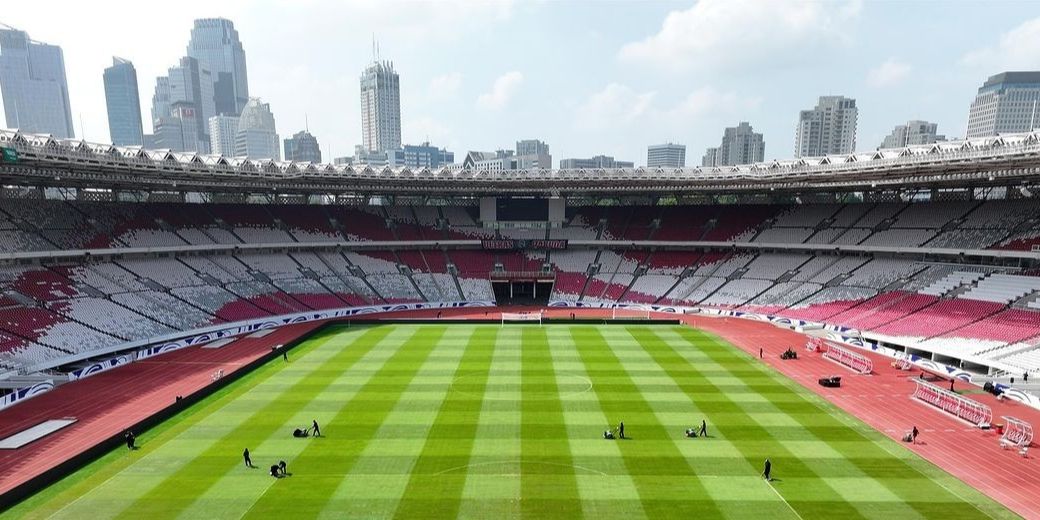 FOTO: Kondisi Terbaru Rumput GBK Jelang Duel Timnas Indonesia vs Timnas Arab Saudi