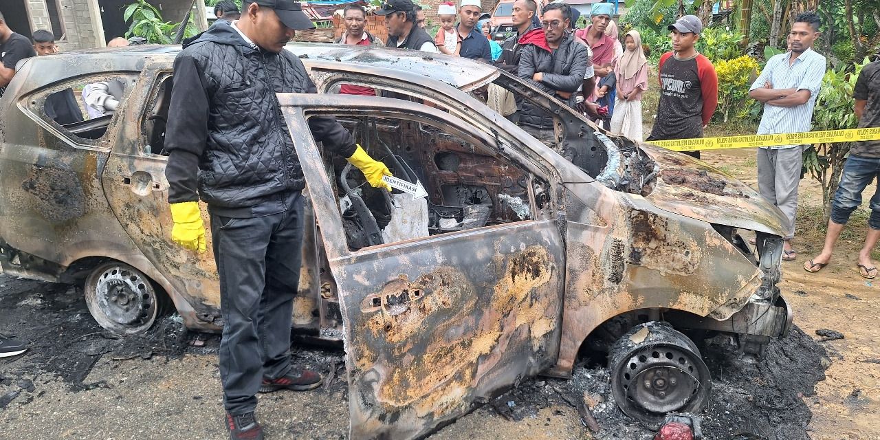 Kronologi Mobil Timses Calon Bupati di Aceh Timur Diduga Dibakar OTK, Terkait Pilkada?