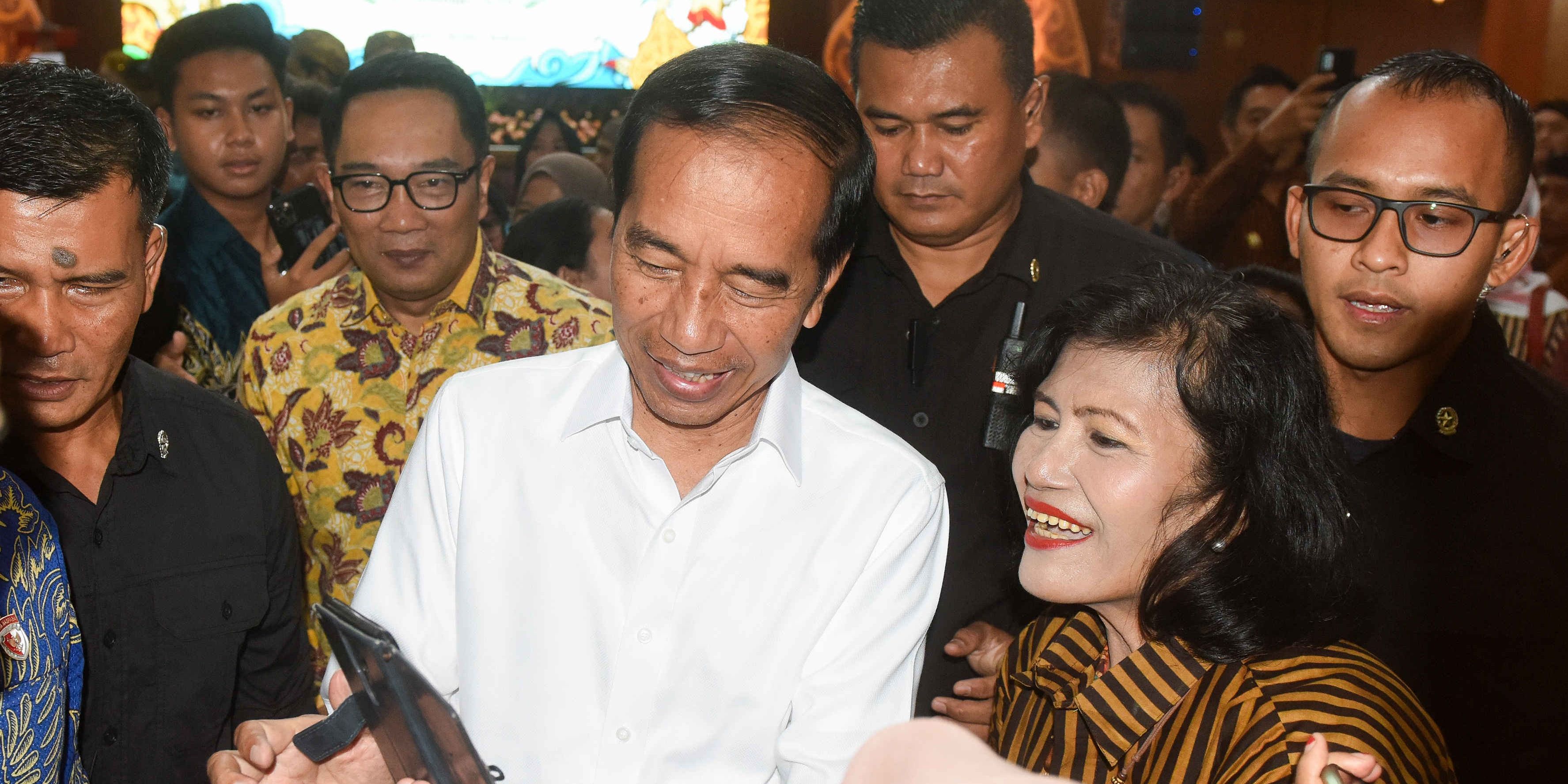 FOTO: Momen Jokowi Turun Gunung di Pilkada Jakarta, Blak-blakan Minta Paguyuban Pujakesuma Menangkan RK-Suswono