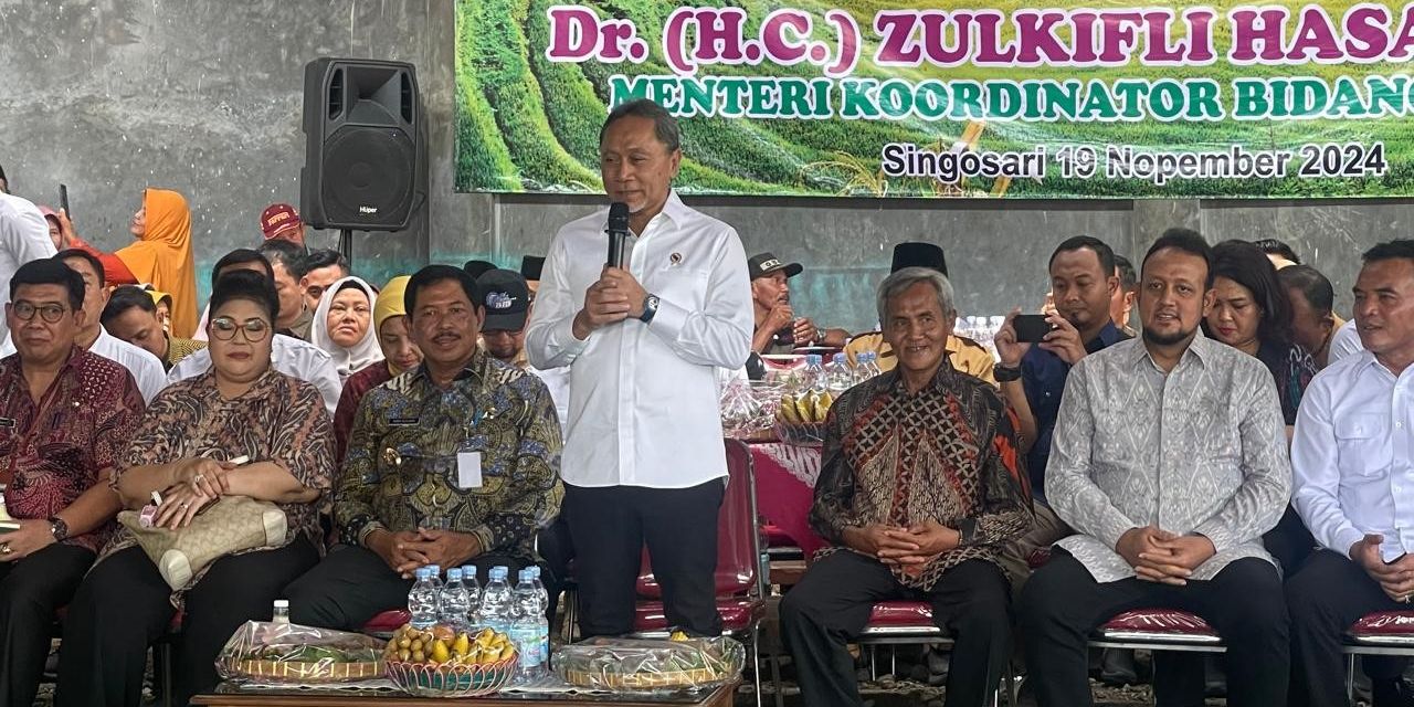 Menko Zulkifli Hasan Targetkan Indonesia Swasembada Pangan Sebelum 2028