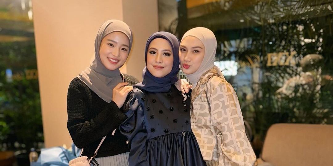 Cantiknya Haruka Nakagawa Pakai Hijab Bareng Zara Adhisty dan Melody, Netizen Auto Panggil 'Ukhti'