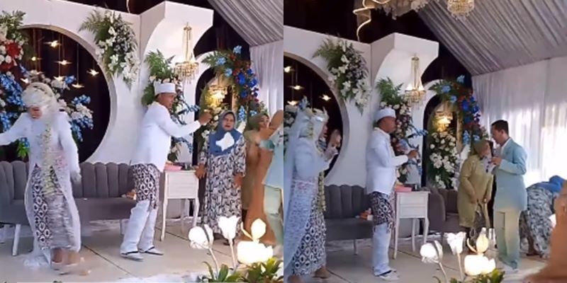 Enggak Bakal Lupa Seumur Hidup, Wajah MC Pernikahan ini Dilempar Ayam oleh Pengantin