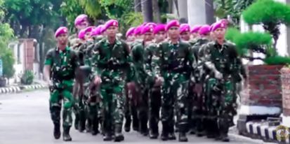 Merinding Pesan sang Komandan di Sarang Petarung Prajurit Korps Marinir untuk Para Bintara Remaja 'Jangan Lupa Salat'