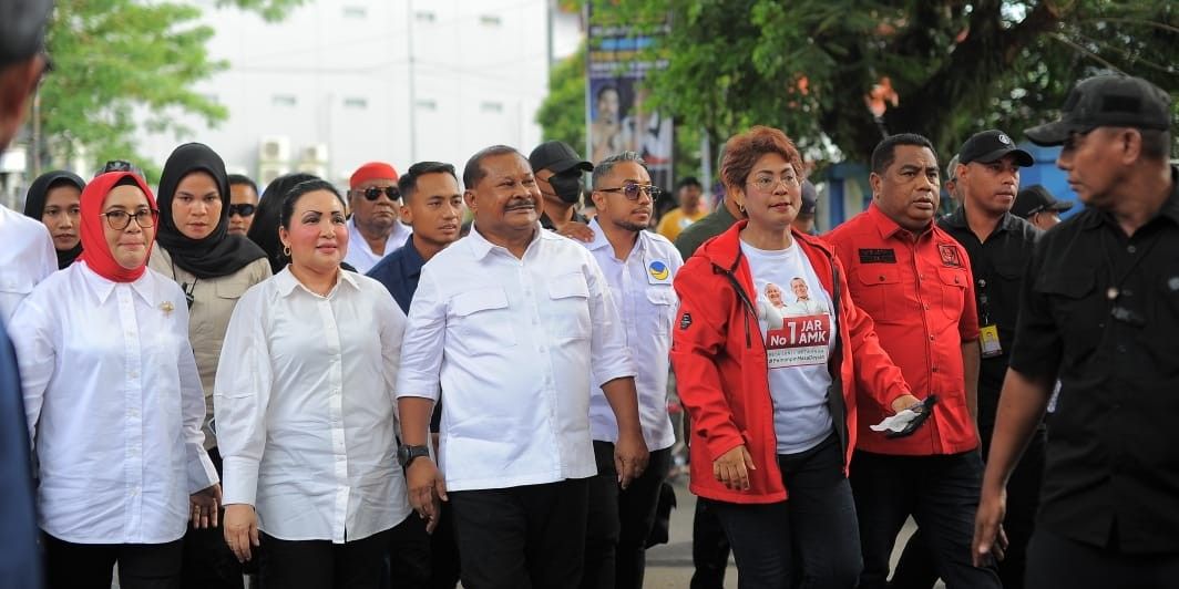 Kampanye Akbar Cagub-Cawagub JAR-AMK Digelar di Ambon, Sasar Suara Perempuan