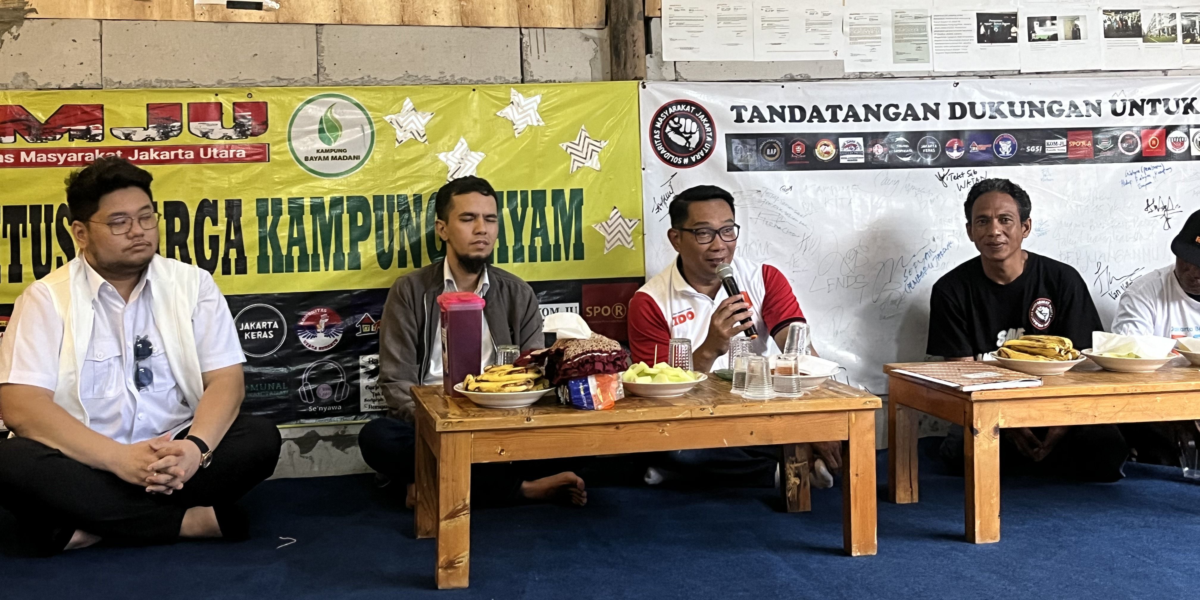 Ridwan Kamil Tawarkan Warga Kampung Bayam jadi Konseptor Program Pertanian Kota