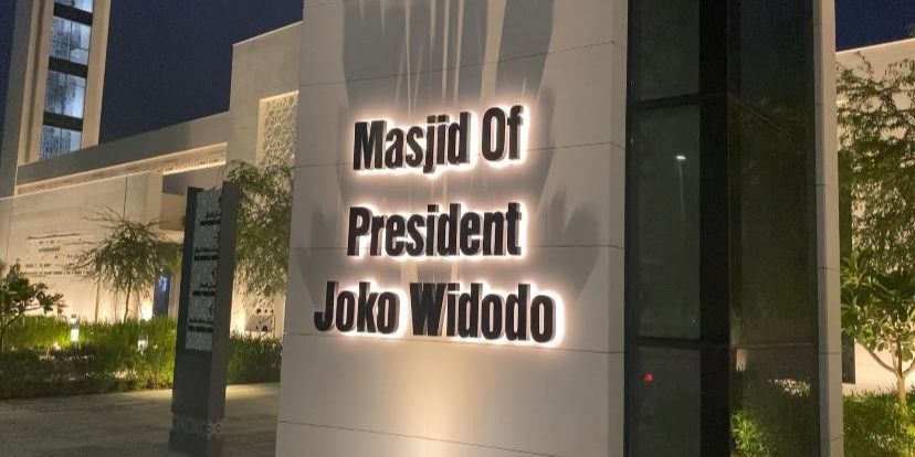 Melihat Masjid of President Joko Widodo di Abu Dhabi