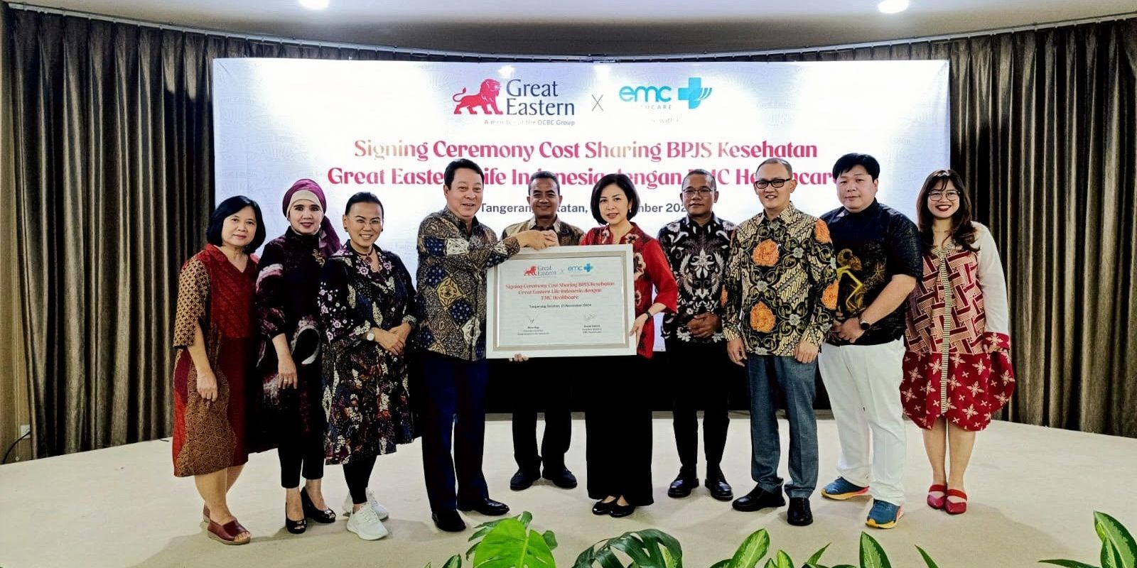 Jaringan Rumah Sakit EMC Luncurkan Cost Sharing BPJS Bersama Great Eastern Life Indonesia