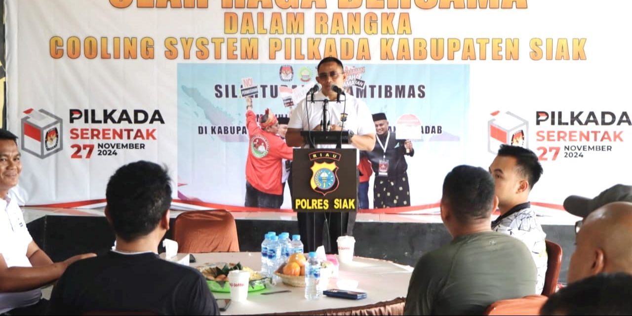 Pilkada Siak, Polisi Minta Semua Paslon Pegang Komitmen Jaga keamanan dan Ketertiban