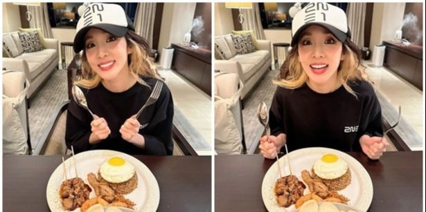 Usai Konser 2NE1 Day 1, Sandara Park Sempatkan Waktu Santap Nasib Goreng Gila