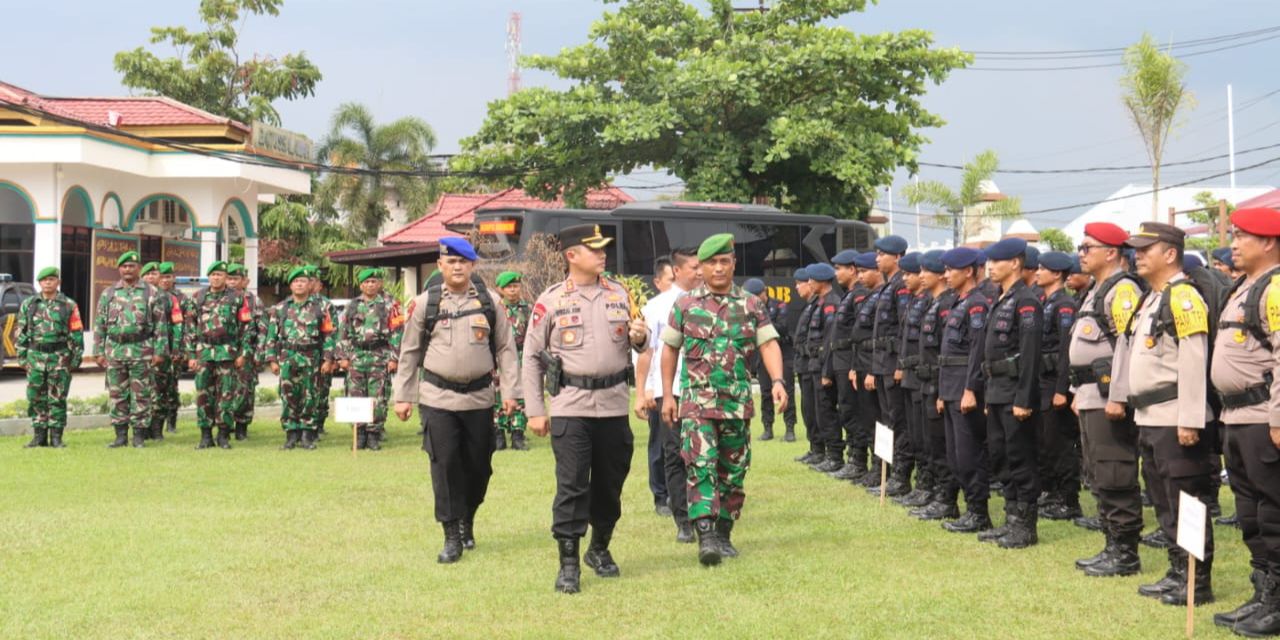 Ratusan Personel Polri Diterjunkan, TPS Rawan di Pilkada Pelalawan Terpetakan