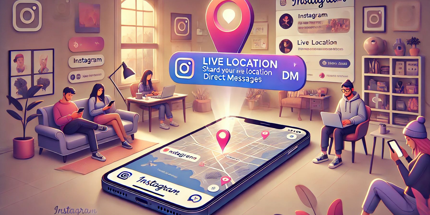 Instagram Tambahkan Fitur Berbagi Lokasi Langsung dari DM