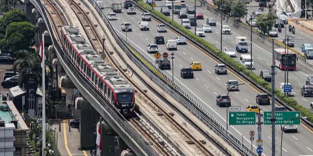 FOTO: LRT Jabodebek Berikan Promo Spesial Pilkada Serentak 2024, Segini Tarifnya