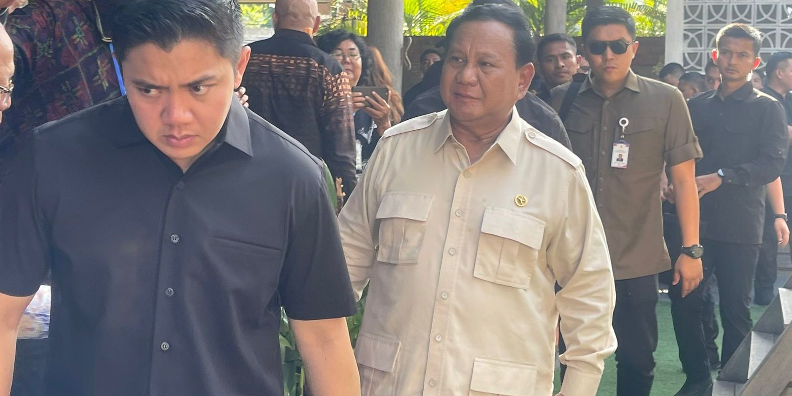 Prabowo Ogah Bocorkan Pilihannya Usai Coblos di Bojong Koneng Bogor: Rahasia