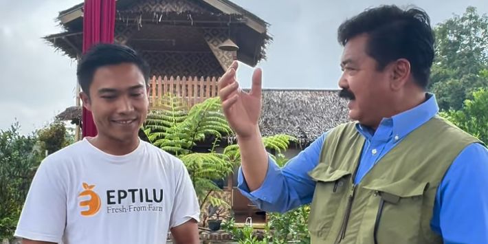 Saat Petani Milenial Ketemu Eks Panglima TNI, Berharap agar Harga Sayur Selalu Stabil