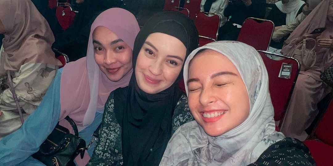 Cantiknya Kimberly Ryder Pakai Hijab, Kompak Hadiri Kajian Bersama Para Sahabat