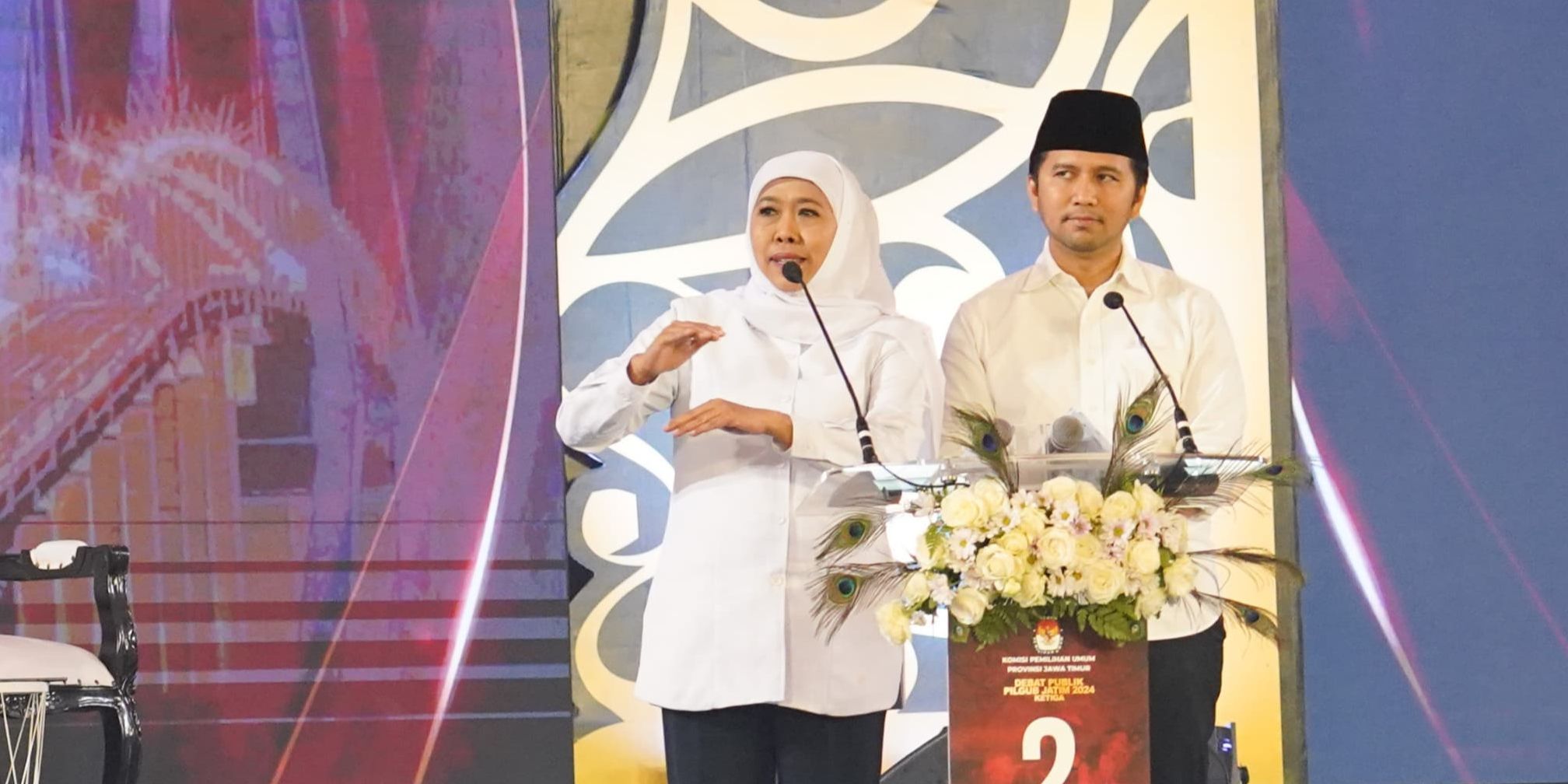 Quick Count LSI Denny JA Pilkada Jatim 93,33 Persen Suara: Khofifah 58,15%, Risma 33,37%, Luluk 8,48%