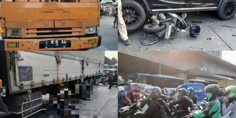 Sopir Truk Tronton Penyebab Kecelakaan di Slipi Jadi Tersangka