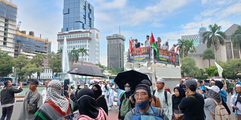 Jalan Medan Merdeka Barat ke Arah Istana Negara Ditutup Sementara Imbas Reuni 411