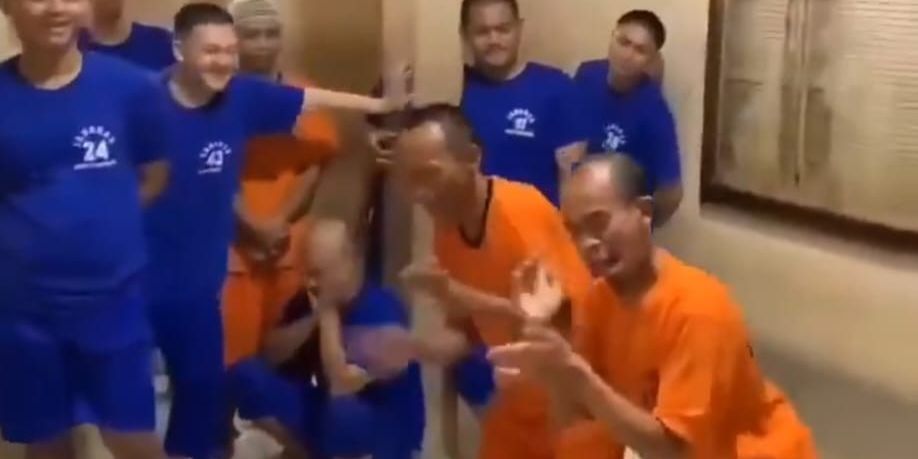 Viral Gunawan Sadbor Malah Joget 'Ayam Patuk' di Penjara, Para Tahanan Tertawa Ngakak